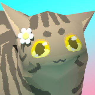 正方形头像版本的low poly Kalin